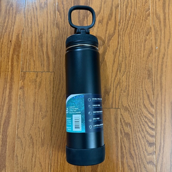 Takeya Black Insulated Water Bottle - Picture 2 of 2
